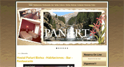 Desktop Screenshot of hostalpanartbielsa.com