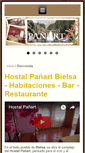 Mobile Screenshot of hostalpanartbielsa.com