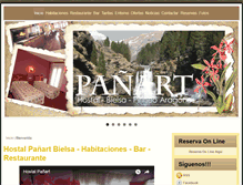 Tablet Screenshot of hostalpanartbielsa.com
